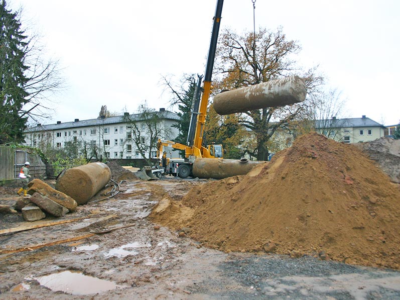 Lhotzky and Partner: Removal of underground tanks
